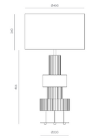 Candeeiro Mesa Babel NAC126 0225