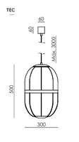 Candeeiro Teto Pull C1249 0225