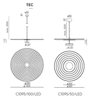 Candeeiro Teto Tico C1095/LED 0225