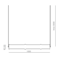 Candeeiro Teto Canna C1319/L 0225