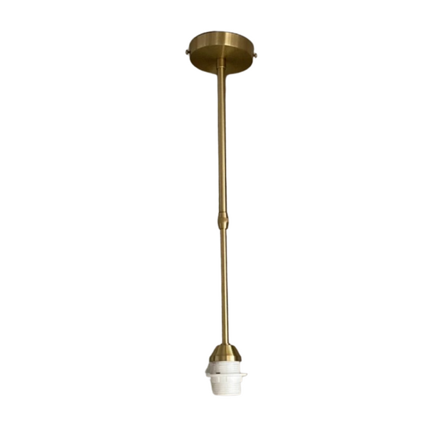 Suspensão 1 Lâmpada - Extensível Dourado Mate