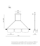 Candeeiro Teto Lida C1357/ 3  0326