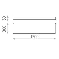 TURIM BRANCO RETANGULAR - 90 cm e 120 cm