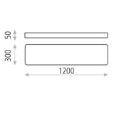 TURIM BRANCO RETANGULAR - 90 cm e 120 cm